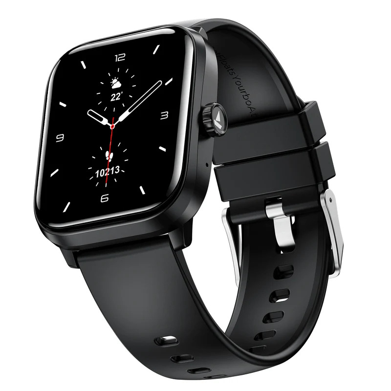 Fire-Boltt Rise Luxe Bluetooth Calling 47mm (1.85), Metal Body & Rotating Crown, 123 Sports Smartwatch (Silver Millanese Strap, Free Size)